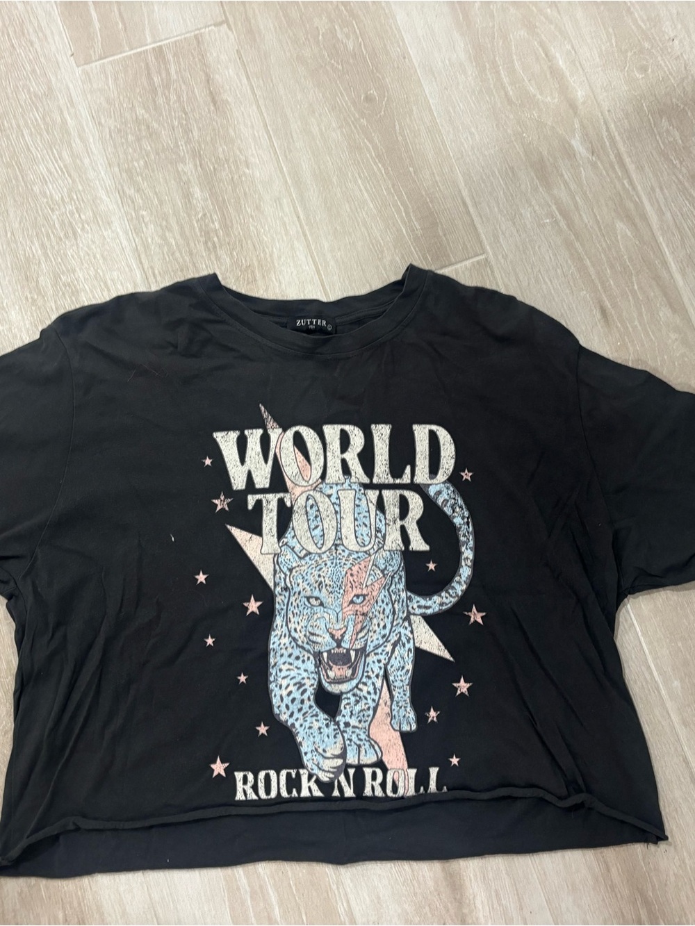 Zutter Black "World Tour" Rock N Roll Short Sleeve Tee
